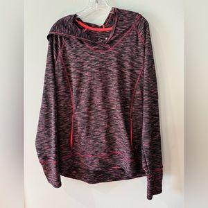 Tangerine Space Dye Lightweight Performance Hoodie Size XXL